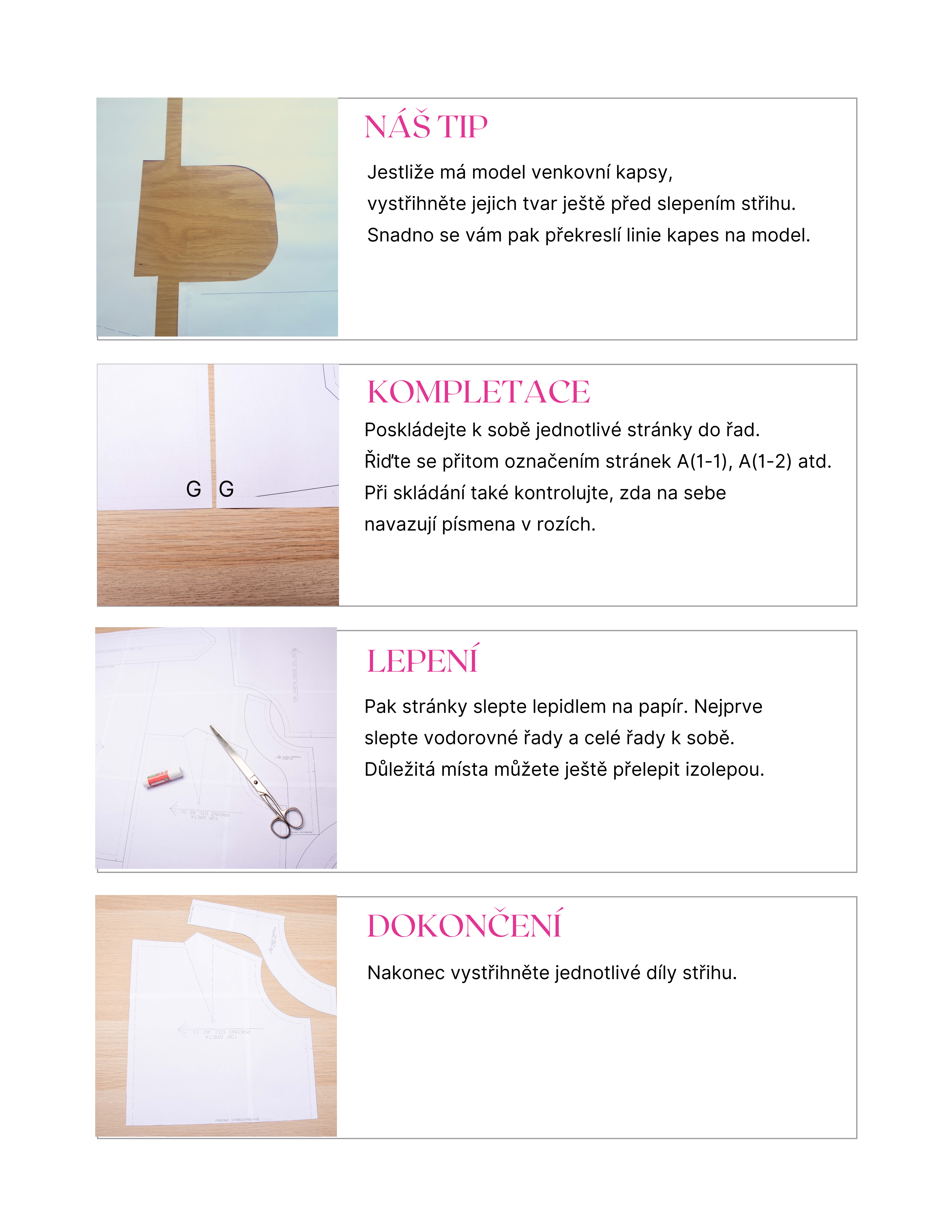 Tiska příprava střihu  2